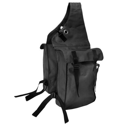 Jacks 1686-BR Nylon Saddle Bag; Brown 1686-BR